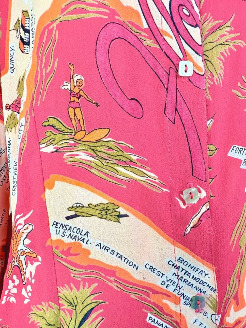 Loco Lindo Florida Pink Blouse - Picture 8 of 12